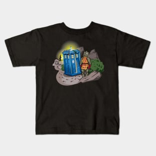 Dr Who enters the Arena Kids T-Shirt